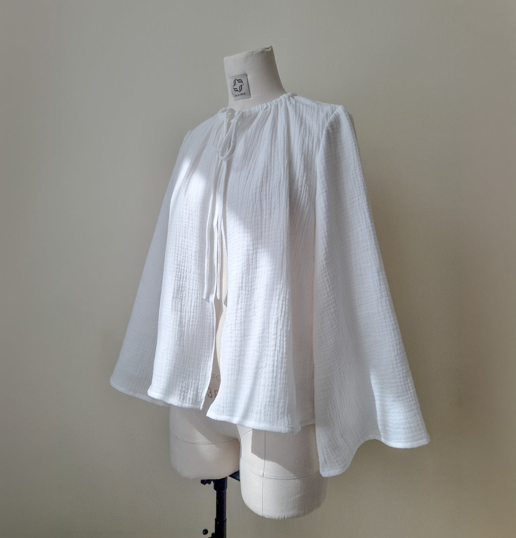 Tie-Neck Cardigan